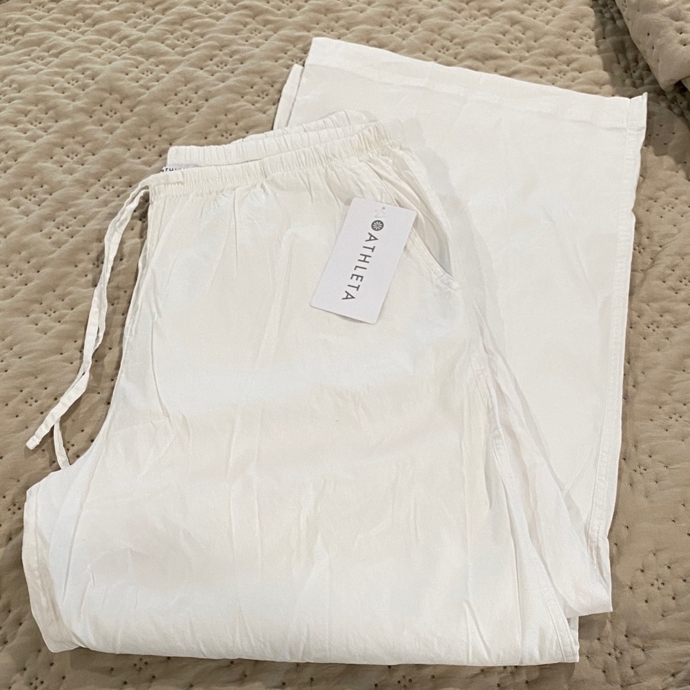 Athleta Paradise Mid Rise Wide Leg Pant